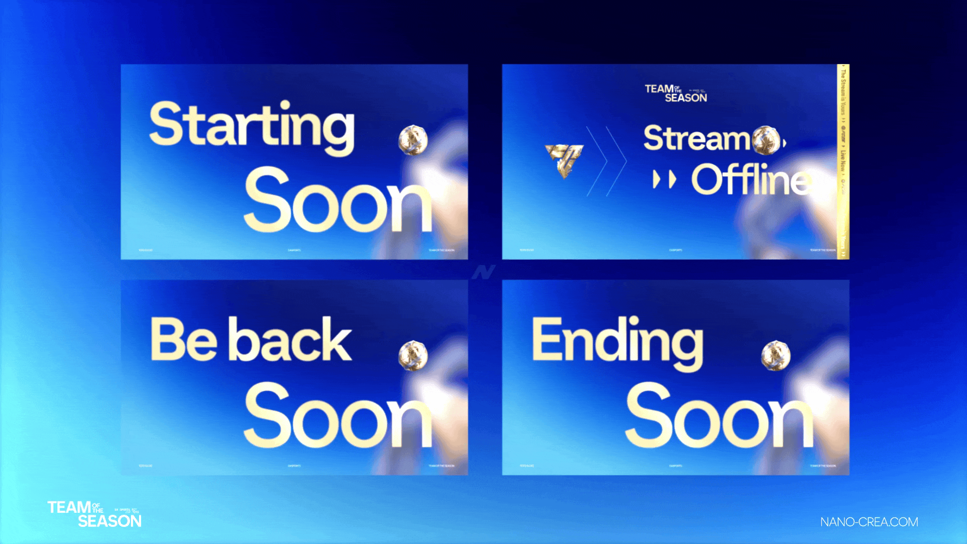 Animated TOTS starting soon scene for stream