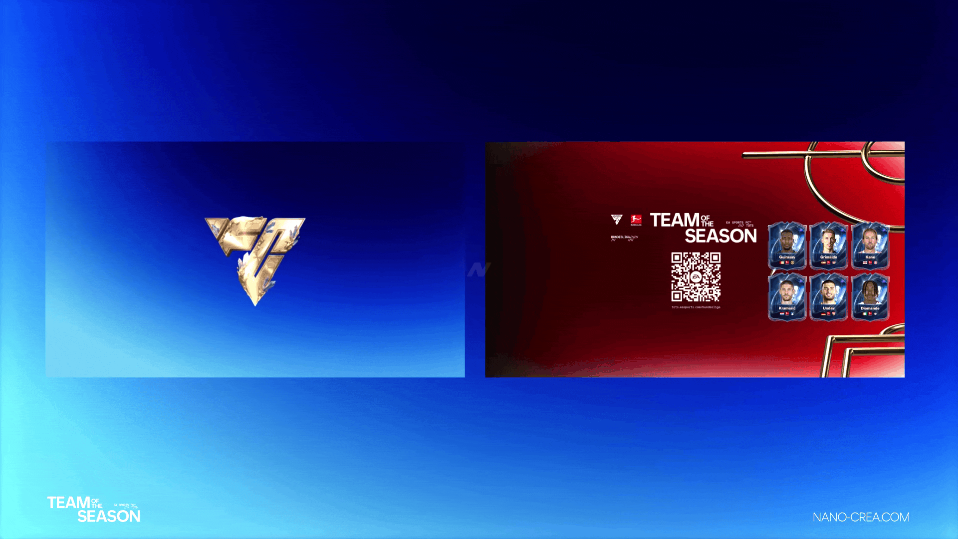 TOTS stinger transition animation for FC26 stream scene changes